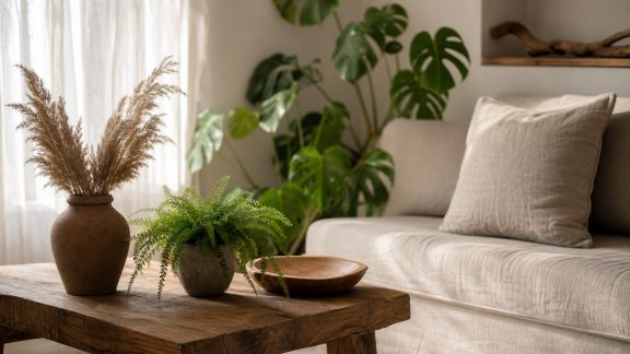 Intégrer des éléments naturels pour réchauffer l’atmosphère lors d’un home staging