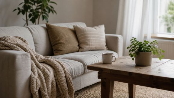 Créer une ambiance cocooning dans un salon grâce au home staging