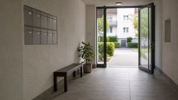 Rafraîchir une entrée commune d’immeuble grâce au home staging