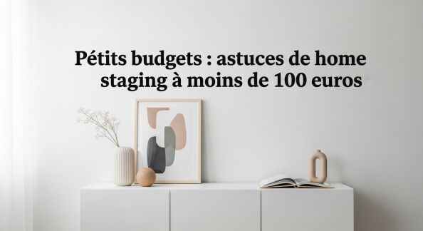 Petits budgets : astuces de home staging à moins de 100 euros